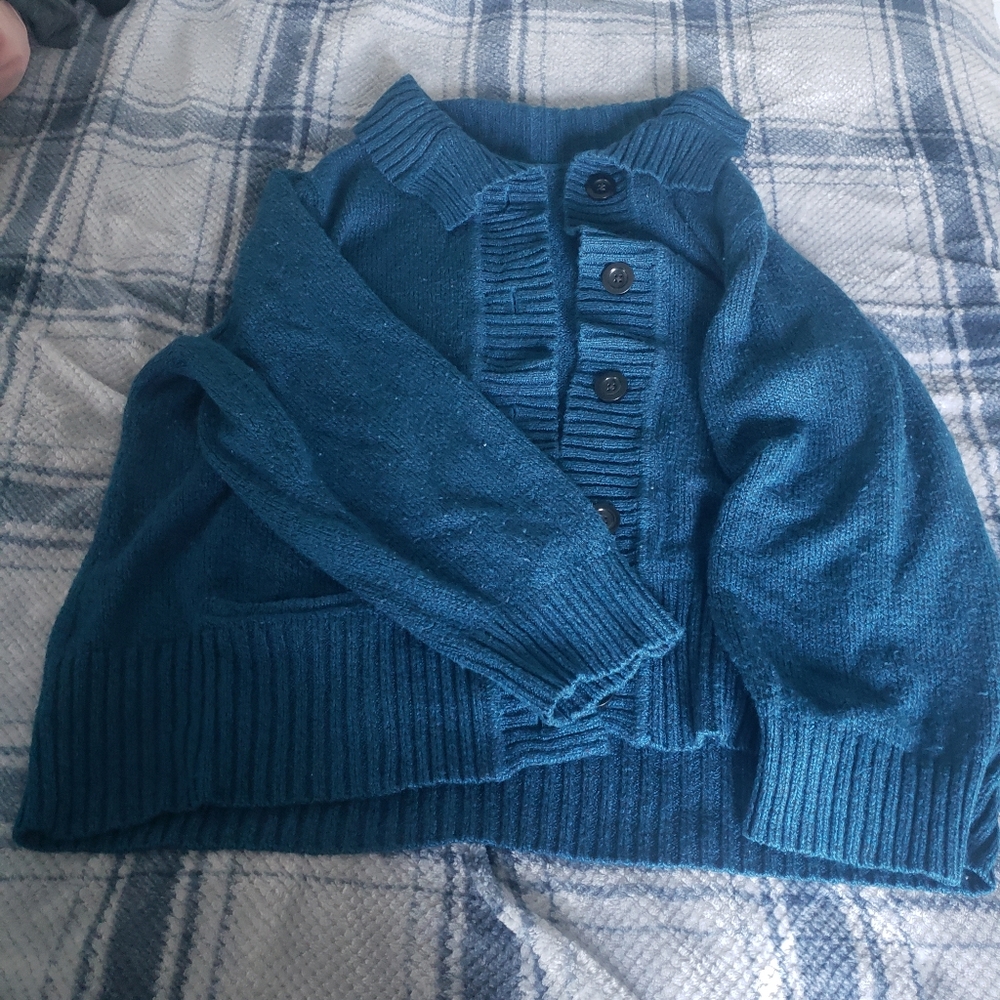 Oversized collared sweater